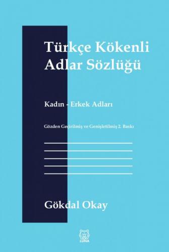 Türkçe Kökenli Adlar Sözlüğü